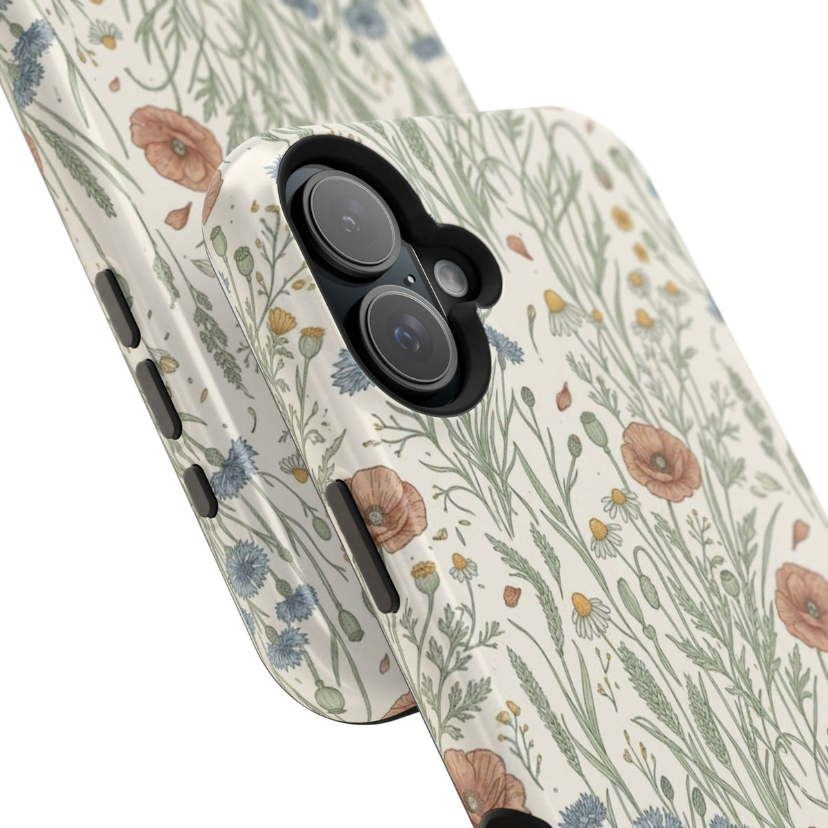 Vintage Wildflower Floral Field - Impact Resistant Phone Case