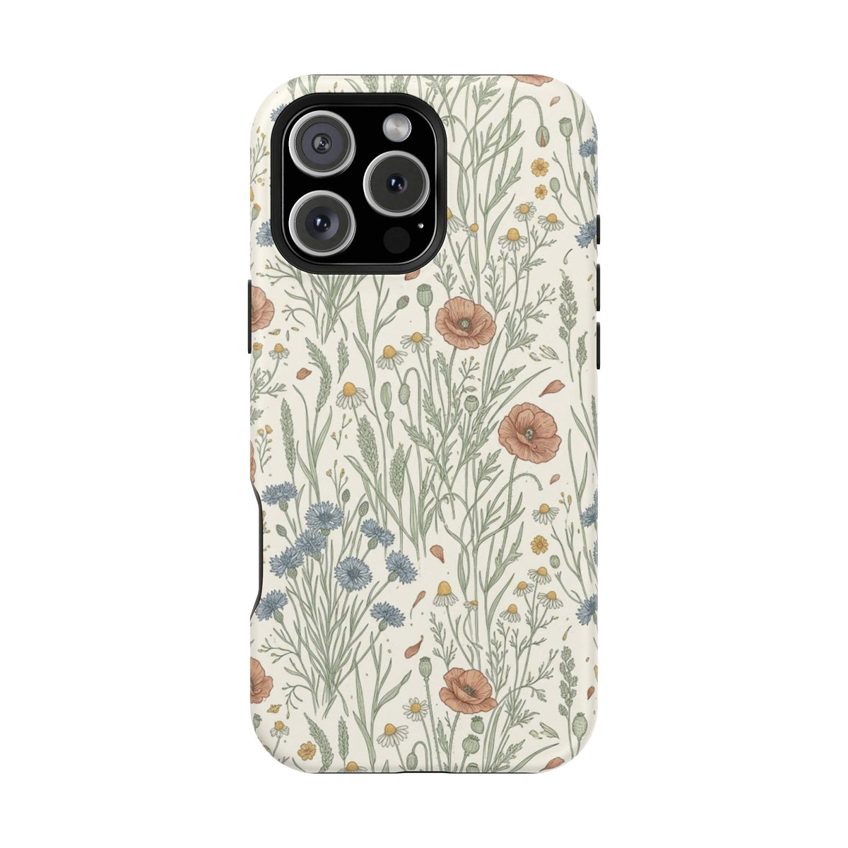 Vintage Wildflower Floral Field - Impact Resistant Phone Case