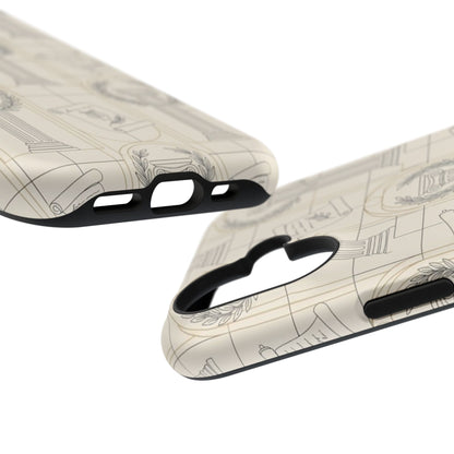 Vintage Column & Laurel Pattern Phone Case
