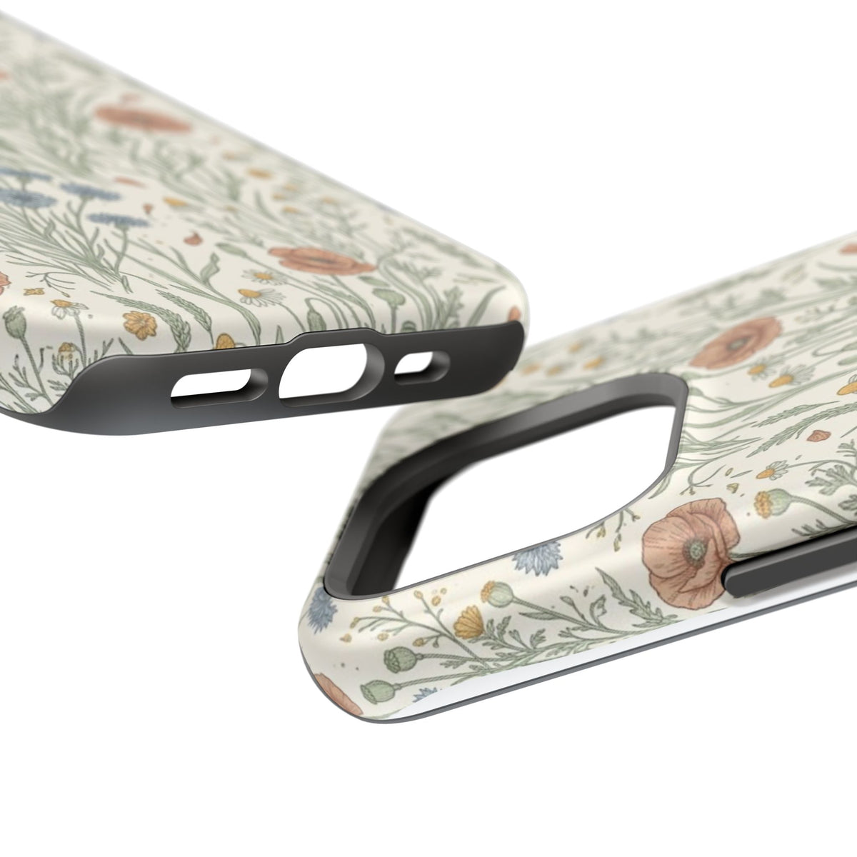 Vintage Wildflower Floral Field - Impact Resistant Phone Case