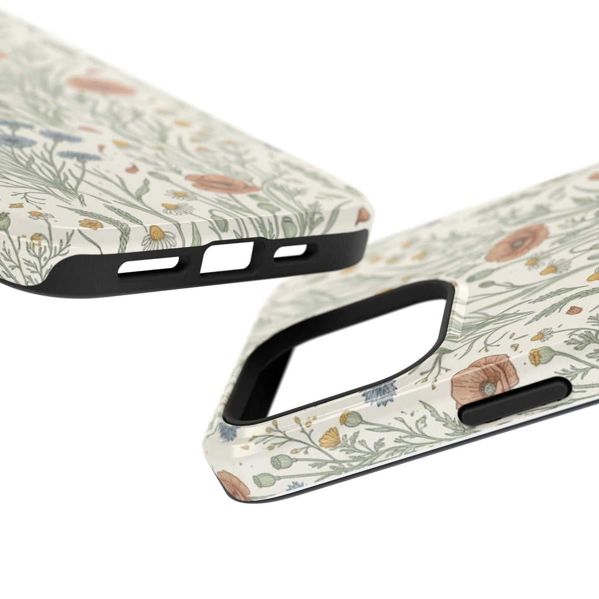 Vintage Wildflower Floral Field - Impact Resistant Phone Case