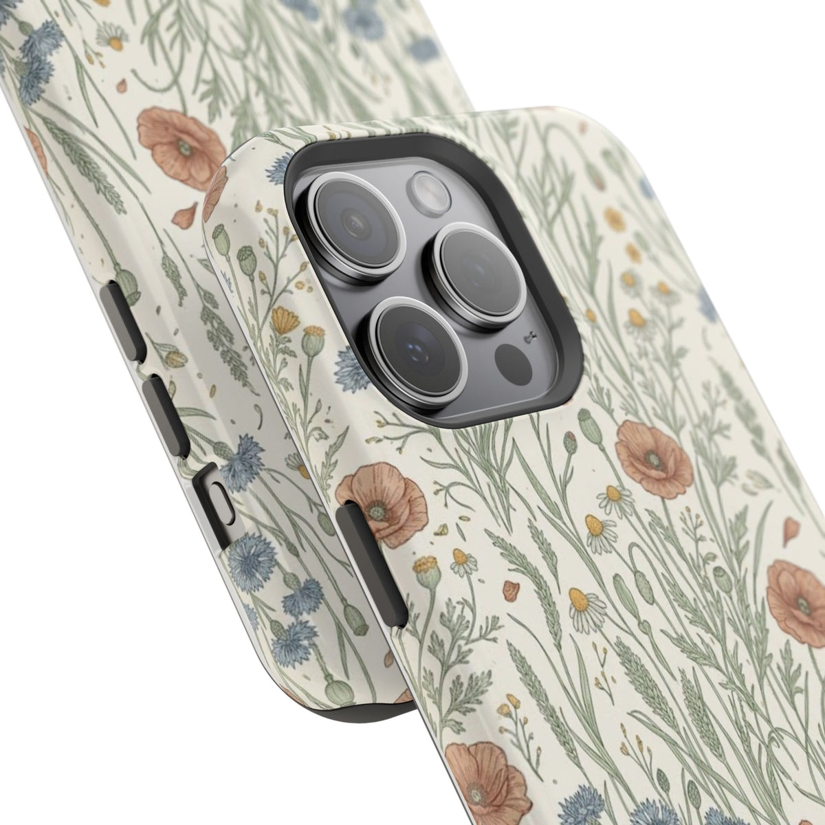 Vintage Wildflower Floral Field - Impact Resistant Phone Case