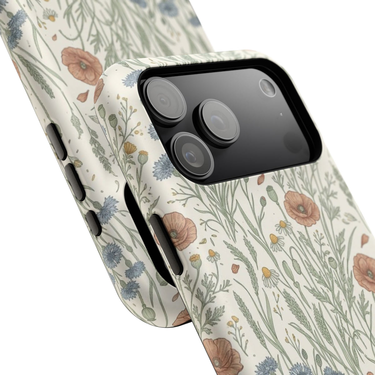 Vintage Wildflower Floral Field - Impact Resistant Phone Case