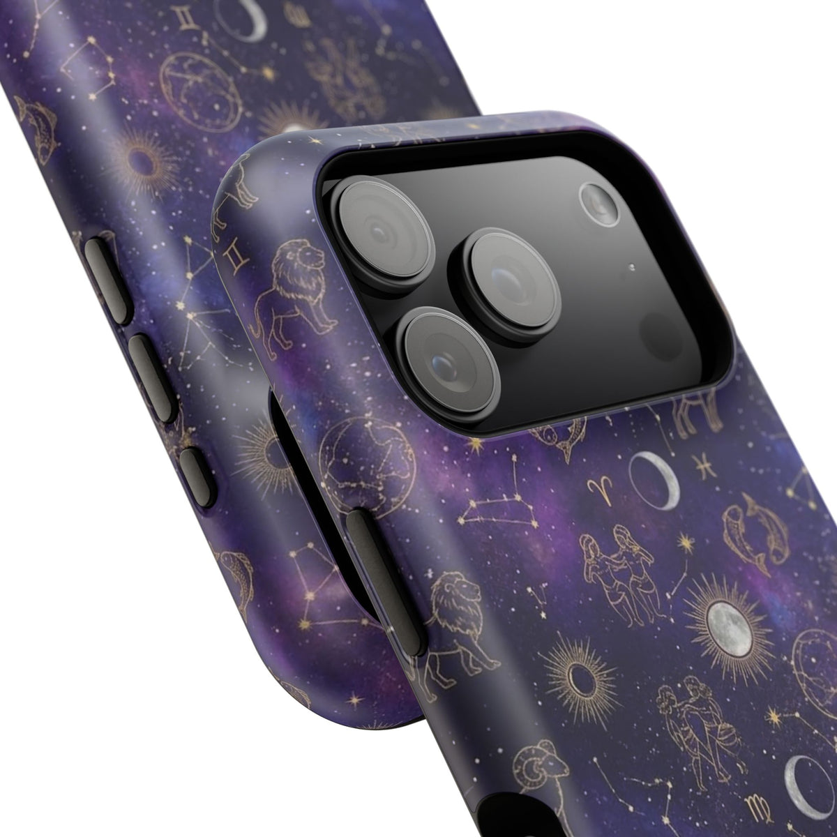 Zodiac Constellation & Moon Phases - Impact-Resistant Phone Case