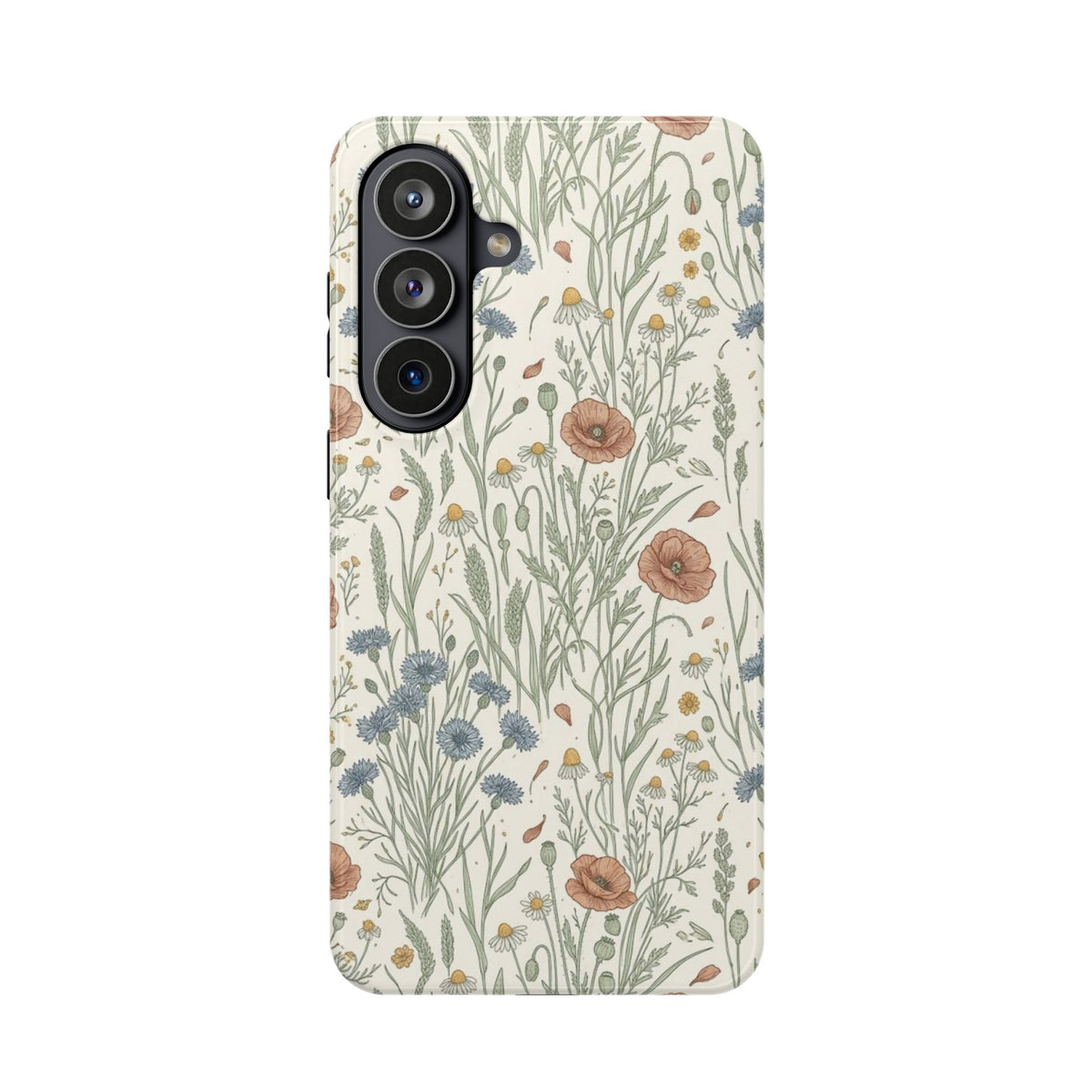 Vintage Wildflower Floral Field - Impact Resistant Phone Case
