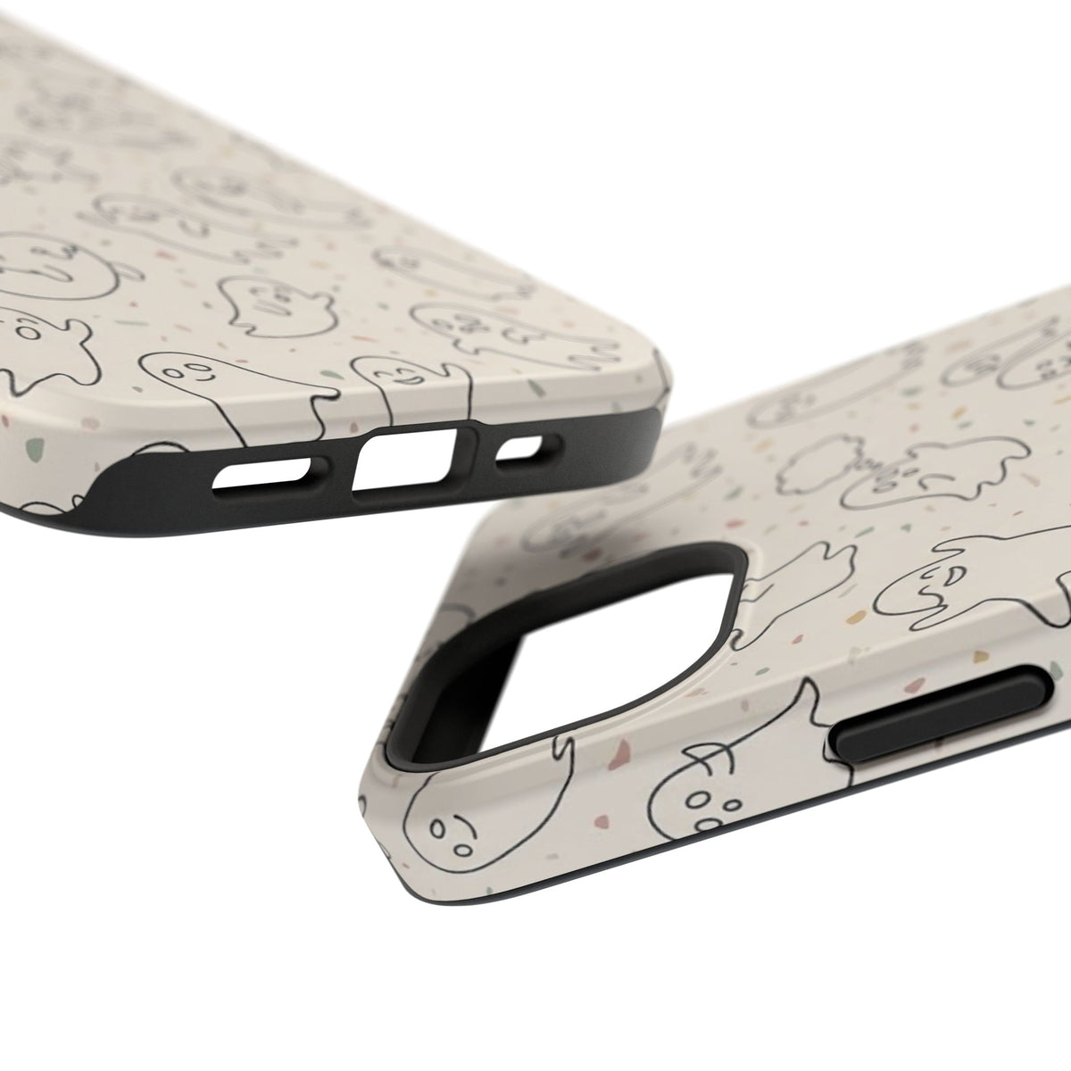Cute Ghost Pattern - Impact Resistant Phone Case