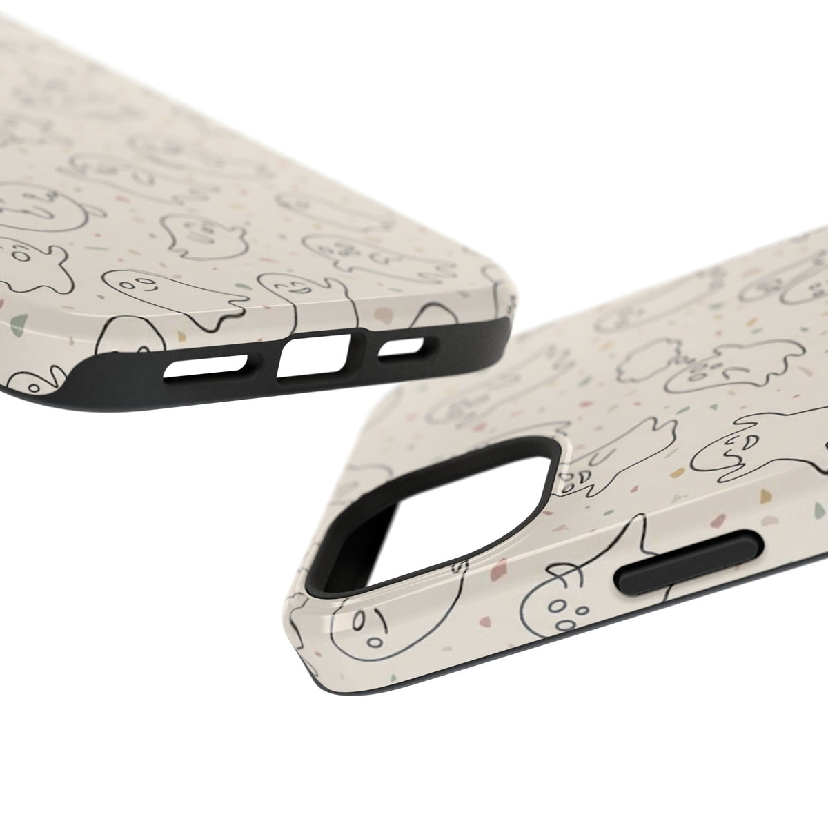 Cute Ghost Pattern - Impact Resistant Phone Case