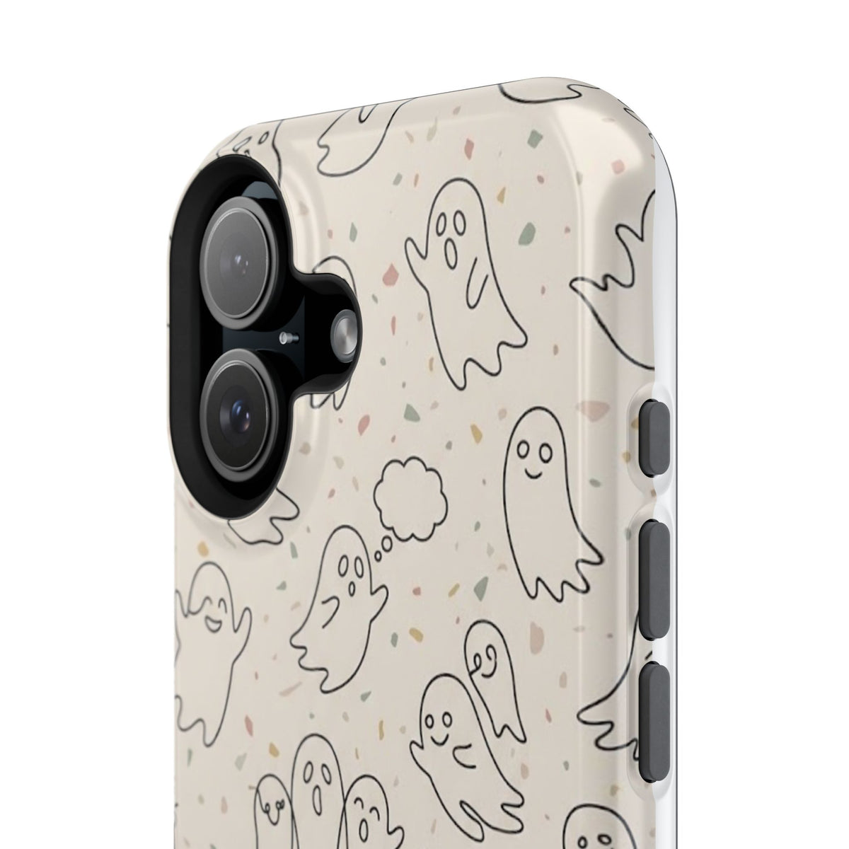 Cute Ghost Pattern - Impact Resistant Phone Case