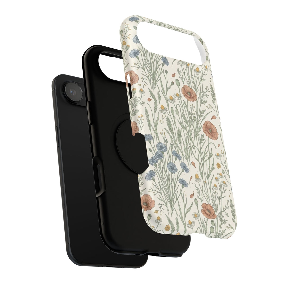 Vintage Wildflower Floral Field - Impact Resistant Phone Case