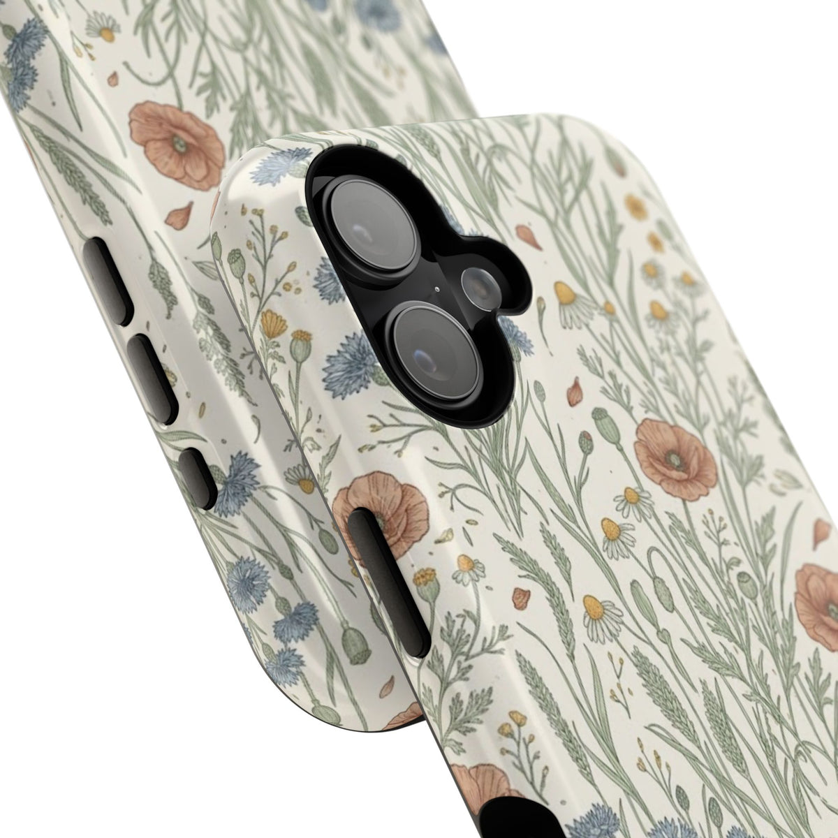 Vintage Wildflower Floral Field - Impact Resistant Phone Case