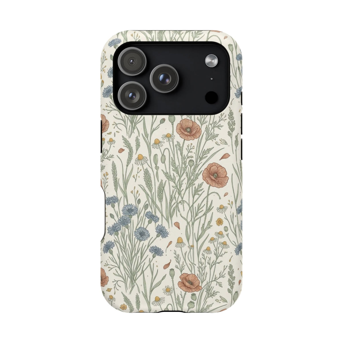 Vintage Wildflower Floral Field - Impact Resistant Phone Case