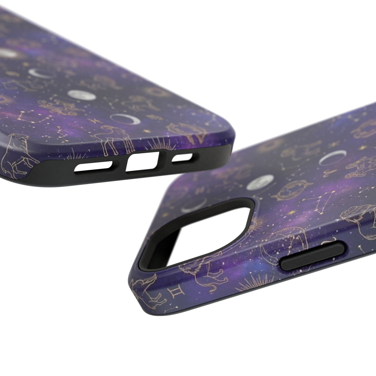 Zodiac Constellation & Moon Phases - Impact-Resistant Phone Case
