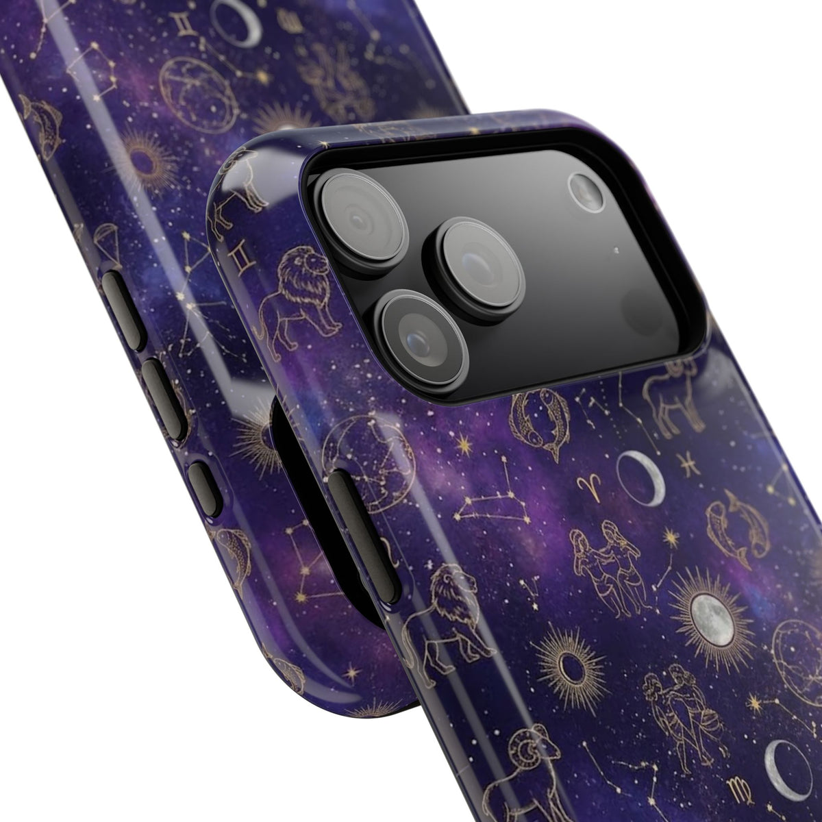Zodiac Constellation & Moon Phases - Impact-Resistant Phone Case