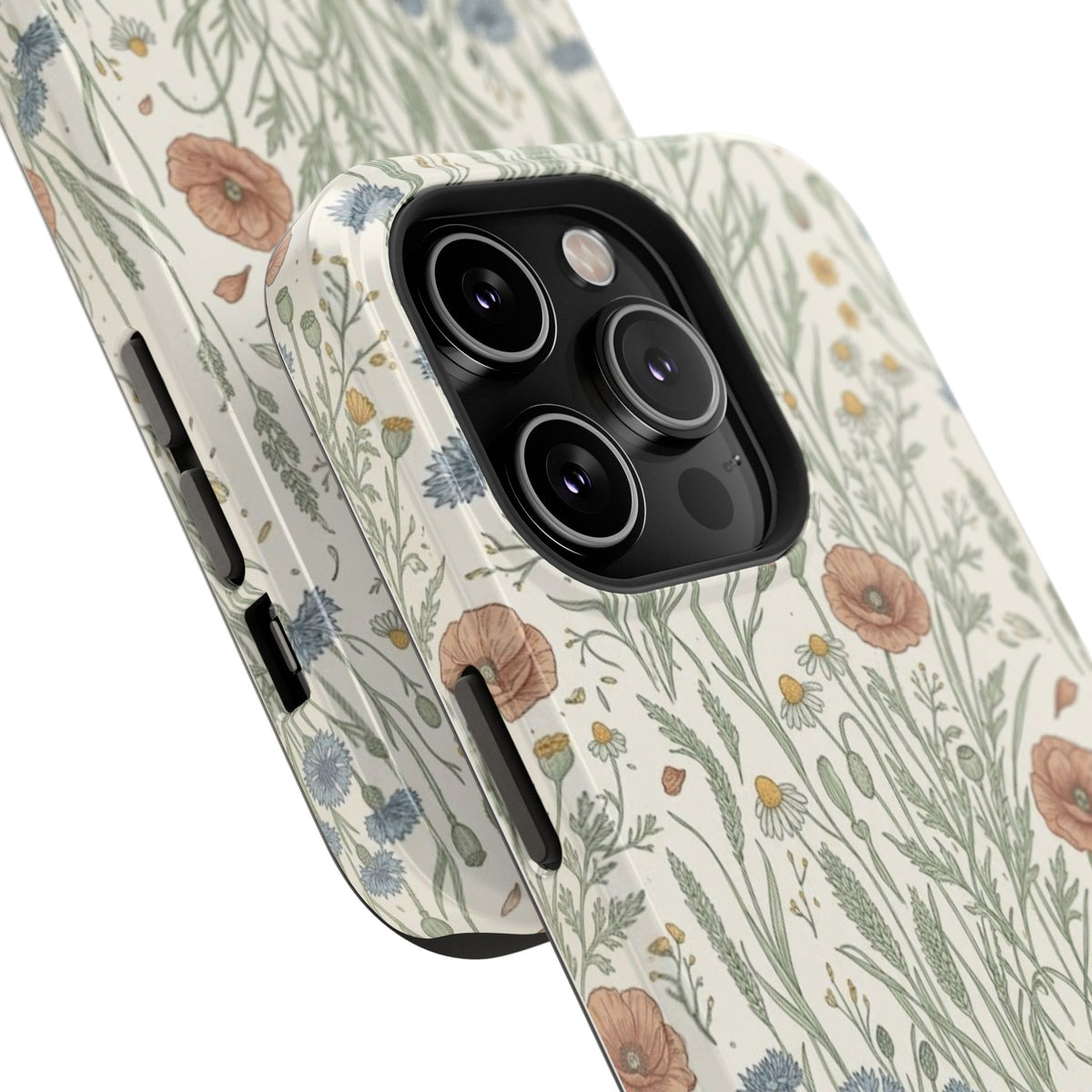 Vintage Wildflower Floral Field - Impact Resistant Phone Case