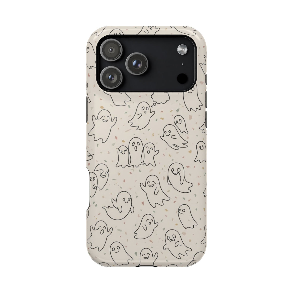 Cute Ghost Pattern - Impact Resistant Phone Case