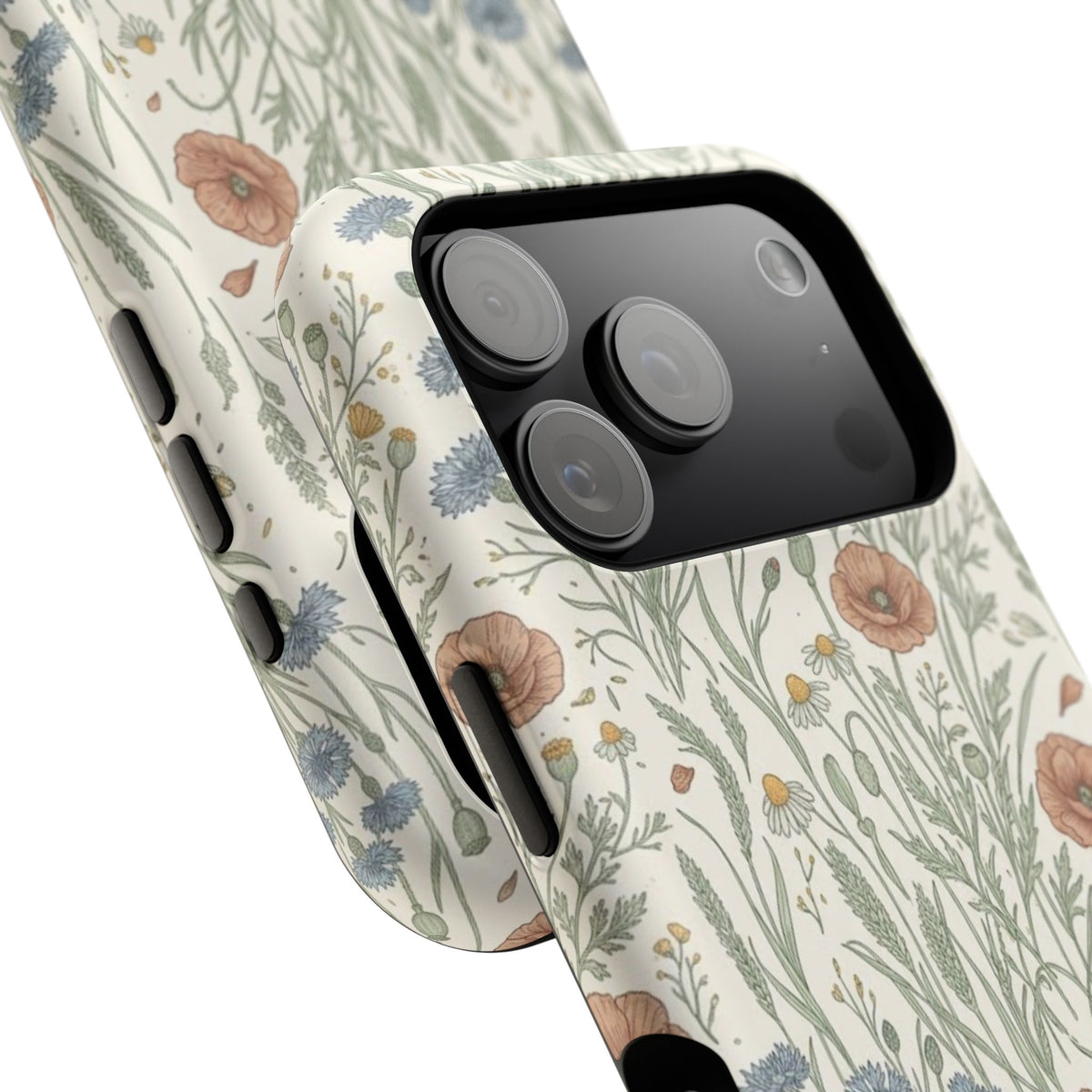 Vintage Wildflower Floral Field - Impact Resistant Phone Case