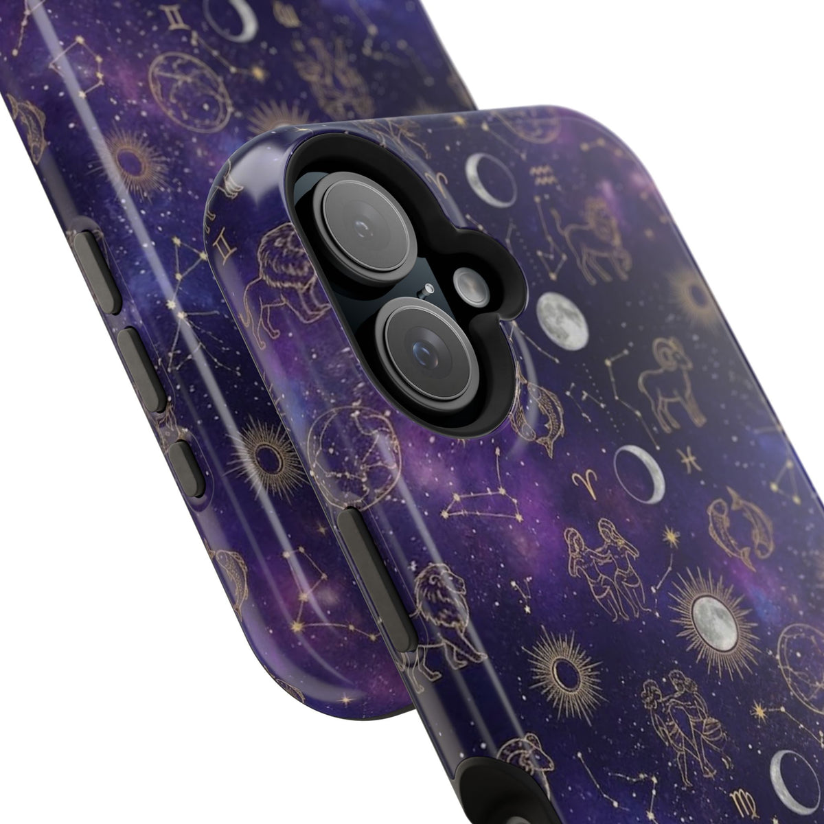 Zodiac Constellation & Moon Phases - Impact-Resistant Phone Case