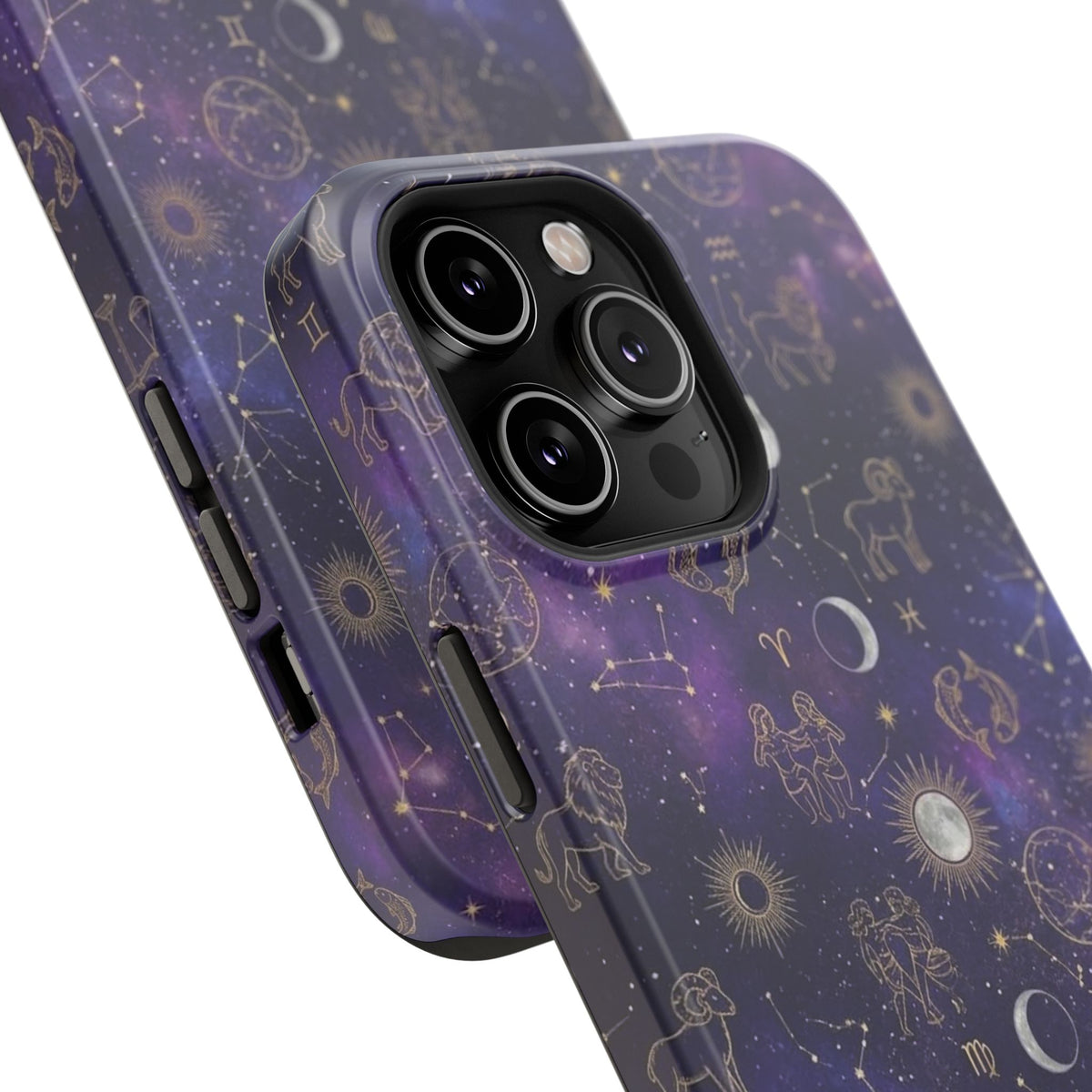 Zodiac Constellation & Moon Phases - Impact-Resistant Phone Case