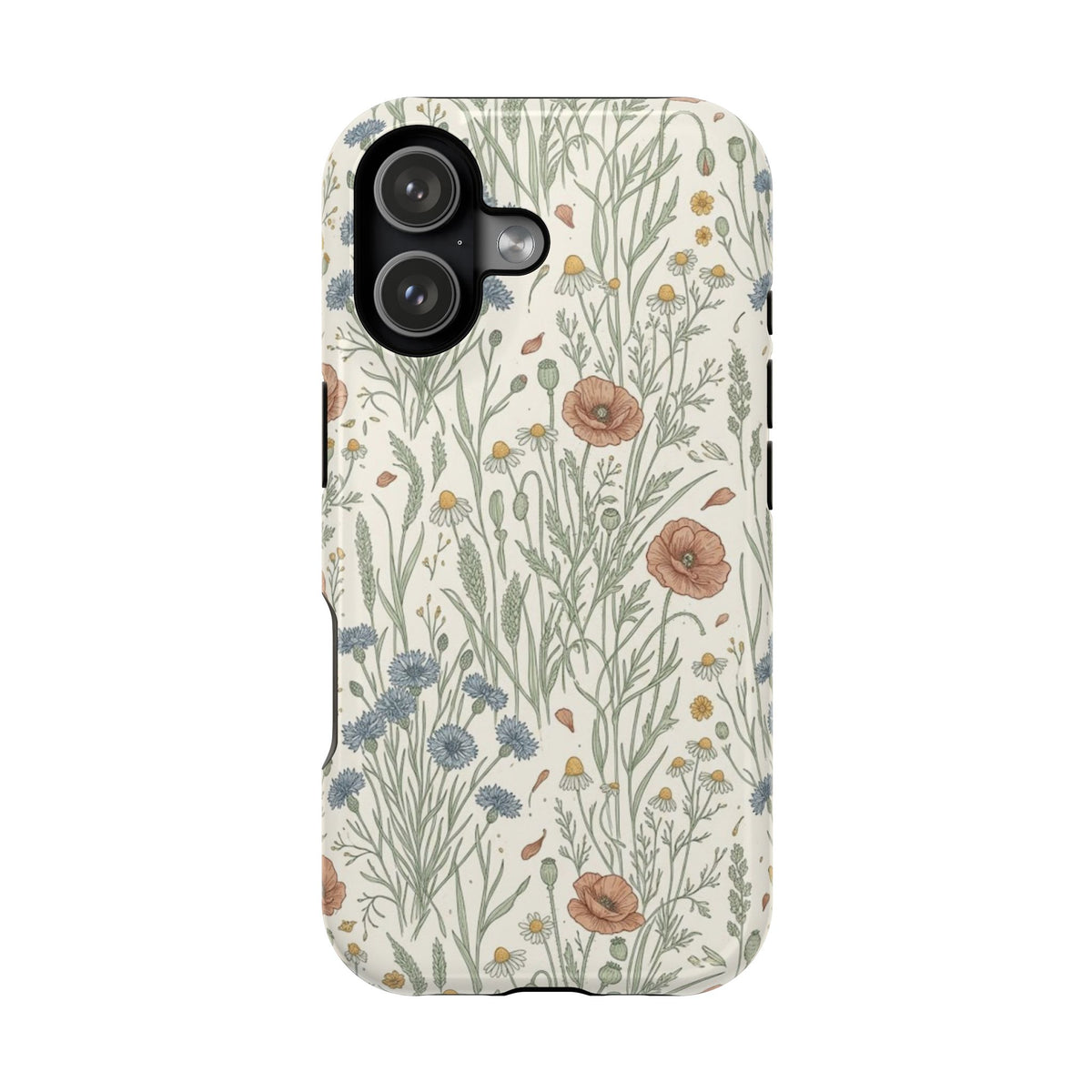 Vintage Wildflower Floral Field - Impact Resistant Phone Case