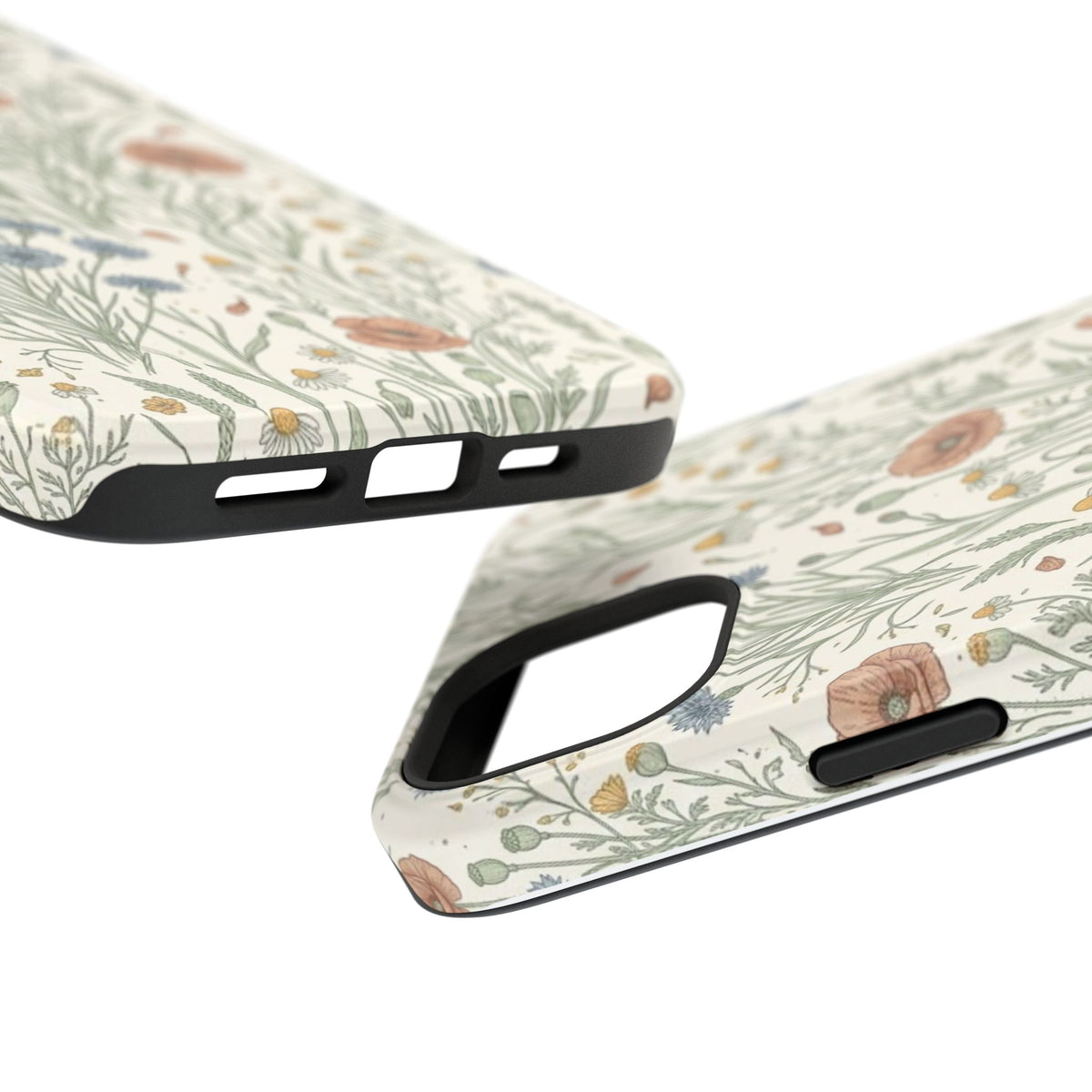 Vintage Wildflower Floral Field - Impact Resistant Phone Case
