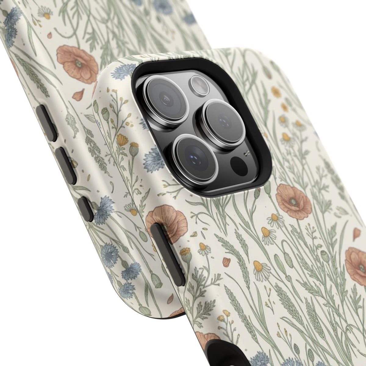 Vintage Wildflower Floral Field - Impact Resistant Phone Case