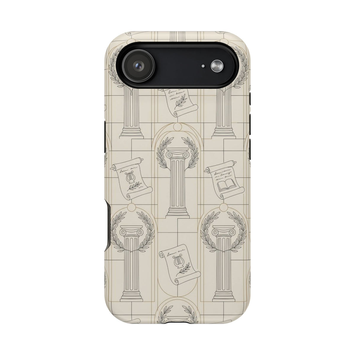 Vintage Column & Laurel Pattern Phone Case