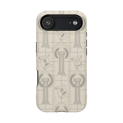Vintage Column & Laurel Pattern Phone Case