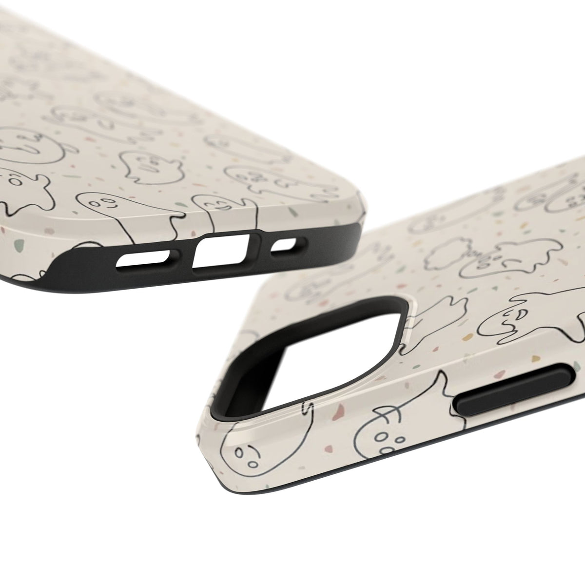 Cute Ghost Pattern - Impact Resistant Phone Case