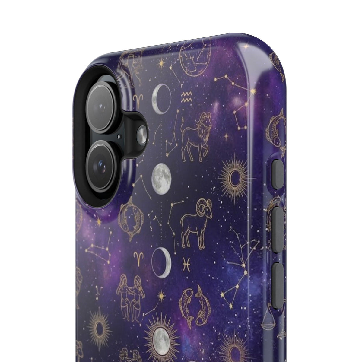 Zodiac Constellation & Moon Phases - Impact-Resistant Phone Case
