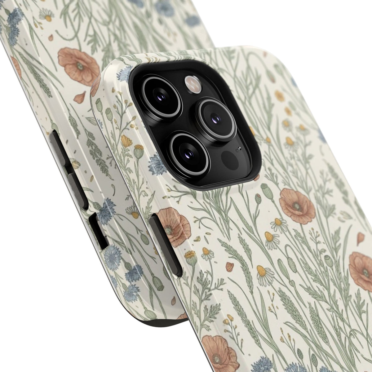 Vintage Wildflower Floral Field - Impact Resistant Phone Case