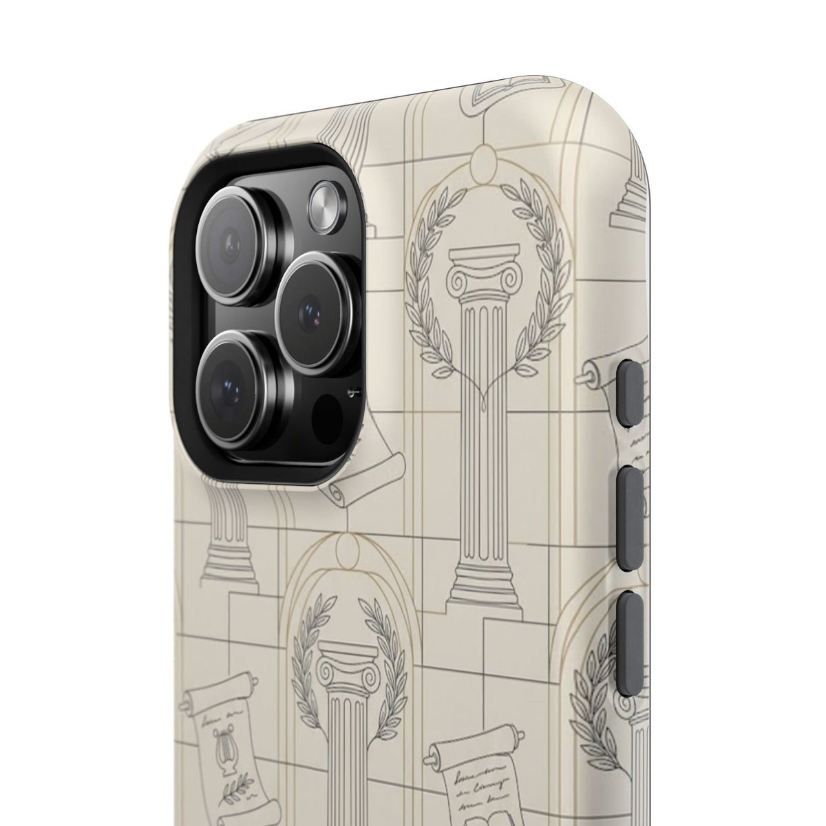 Vintage Column & Laurel Pattern Phone Case
