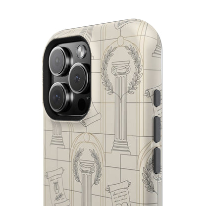 Vintage Column & Laurel Pattern Phone Case