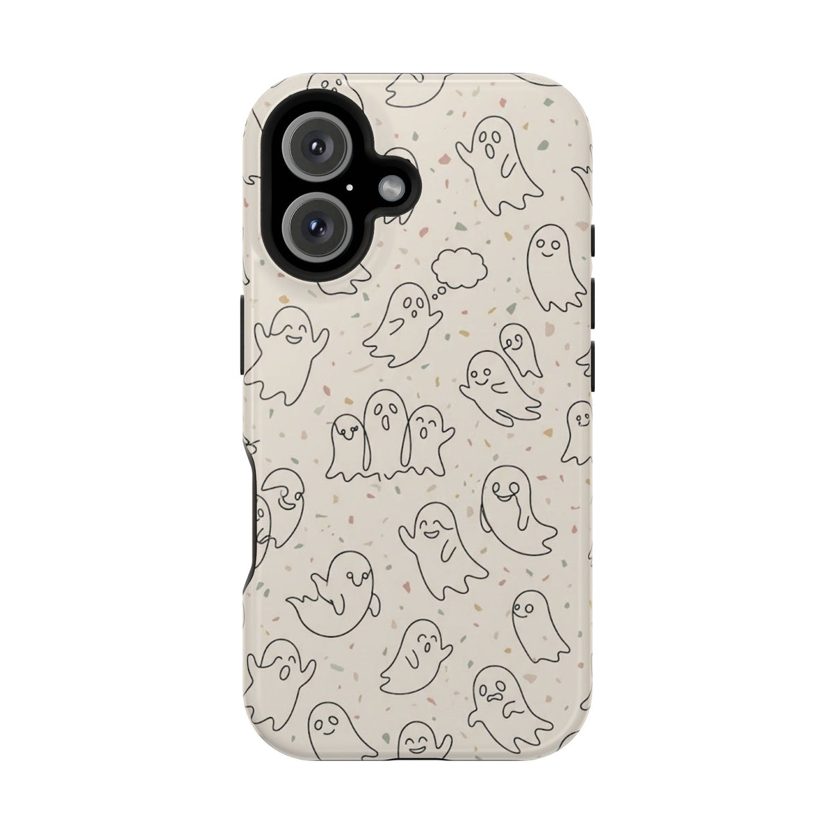 Cute Ghost Pattern - Impact Resistant Phone Case