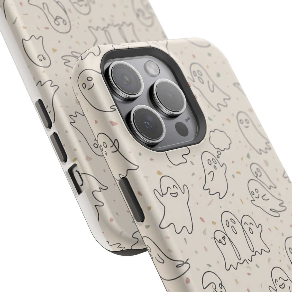 Cute Ghost Pattern - Impact Resistant Phone Case