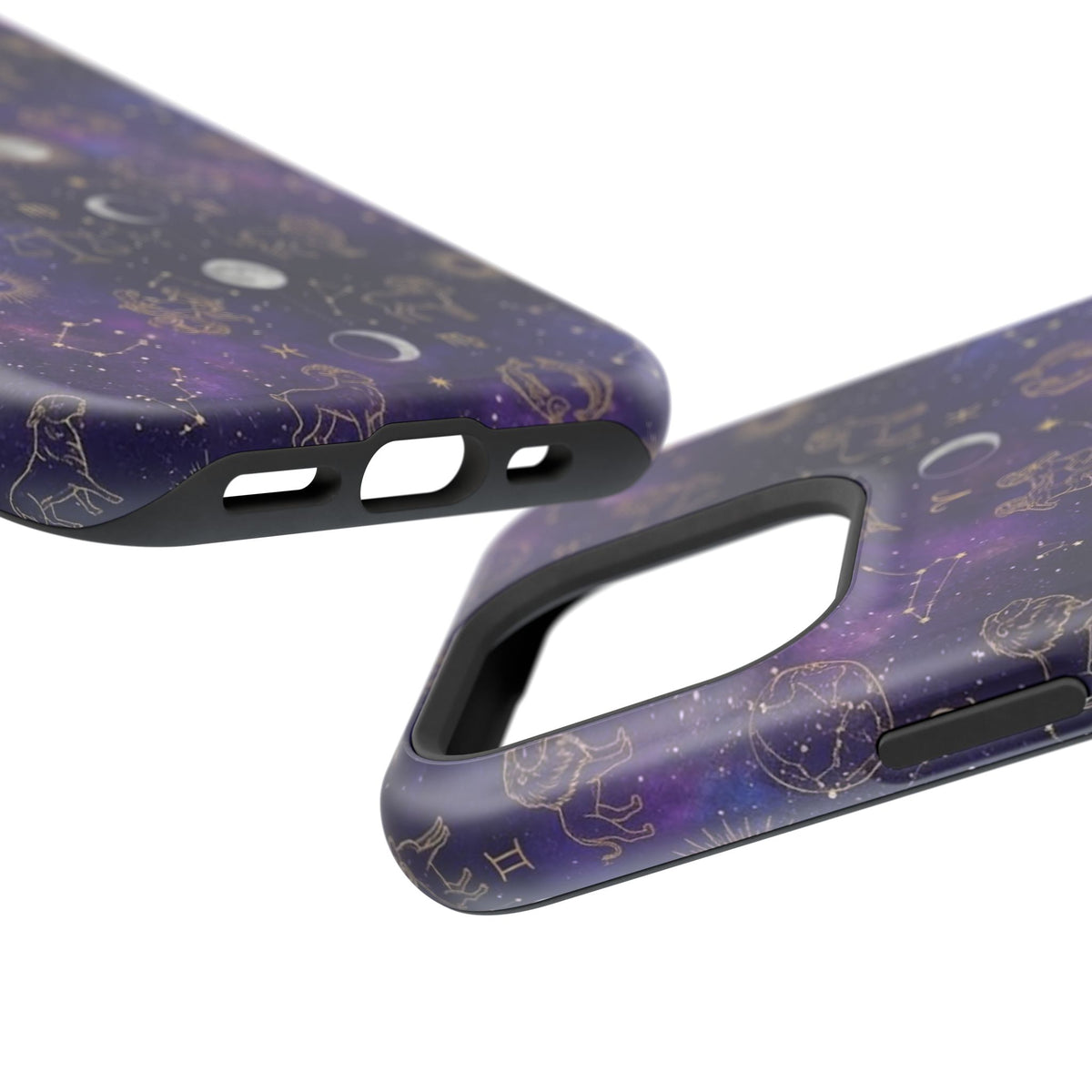 Zodiac Constellation & Moon Phases - Impact-Resistant Phone Case