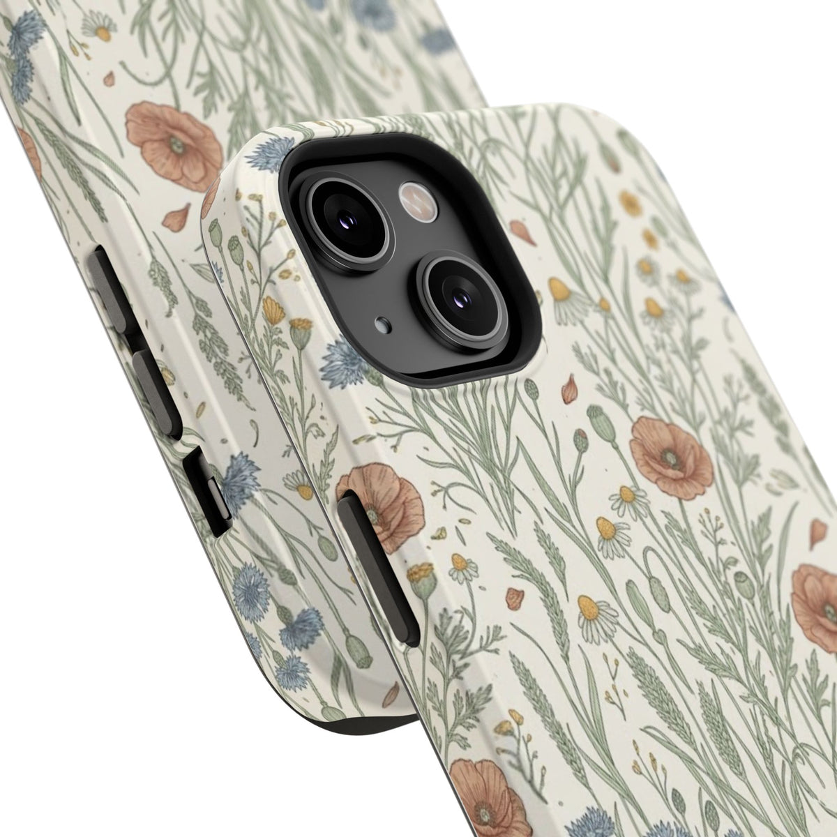 Vintage Wildflower Floral Field - Impact Resistant Phone Case