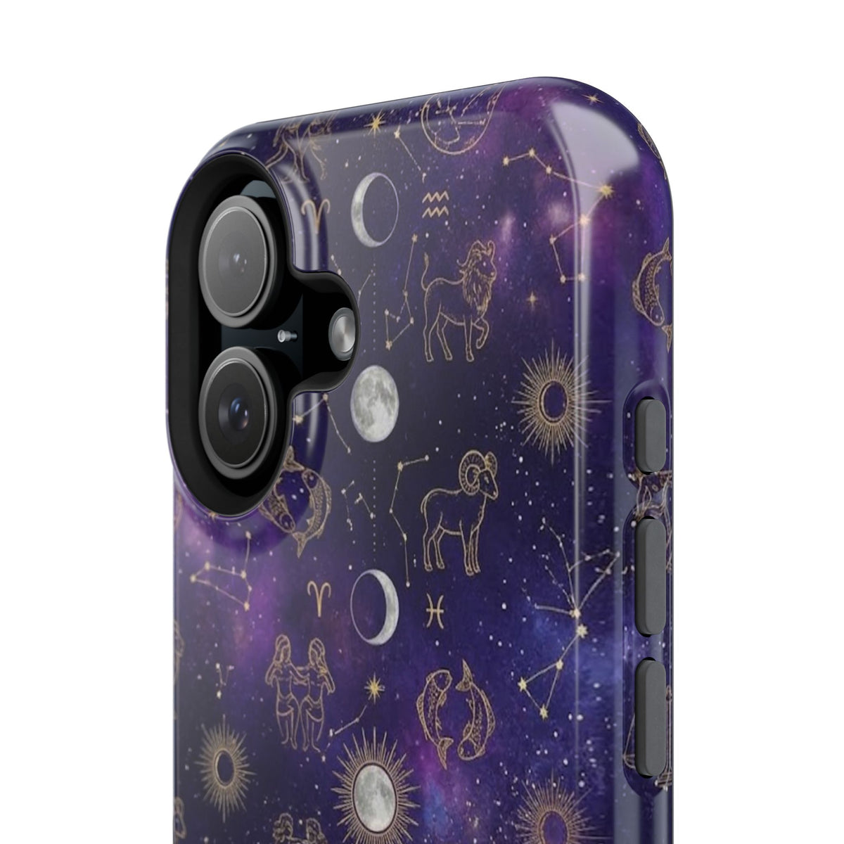Zodiac Constellation & Moon Phases - Impact-Resistant Phone Case