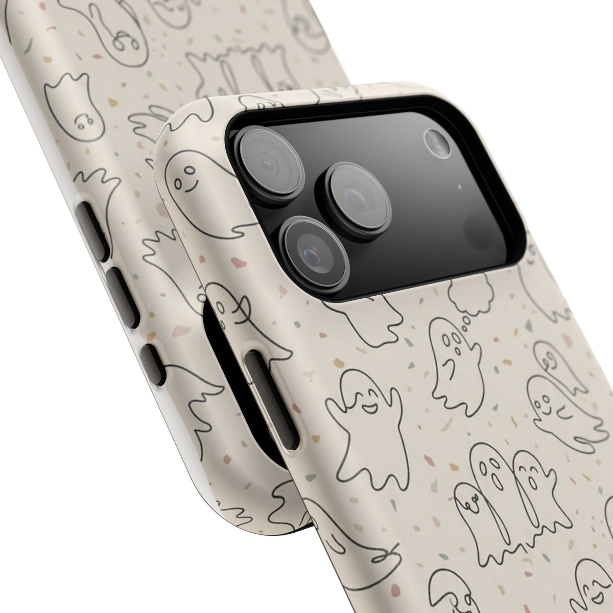 Cute Ghost Pattern - Impact Resistant Phone Case