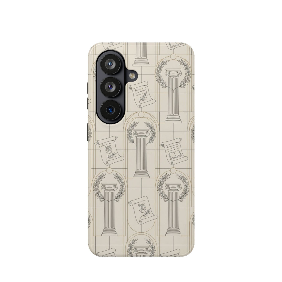Vintage Column & Laurel Pattern Phone Case