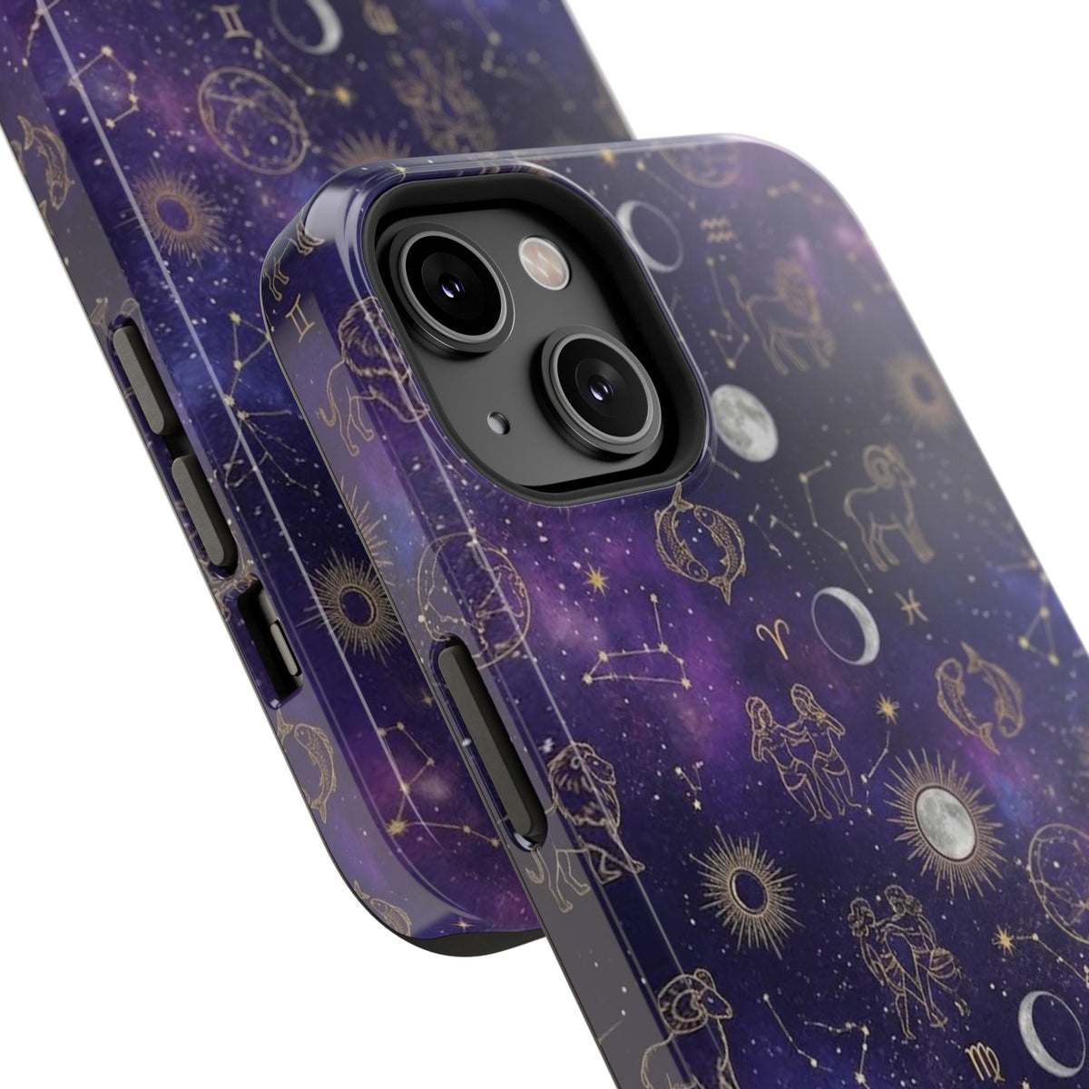 Zodiac Constellation & Moon Phases - Impact-Resistant Phone Case
