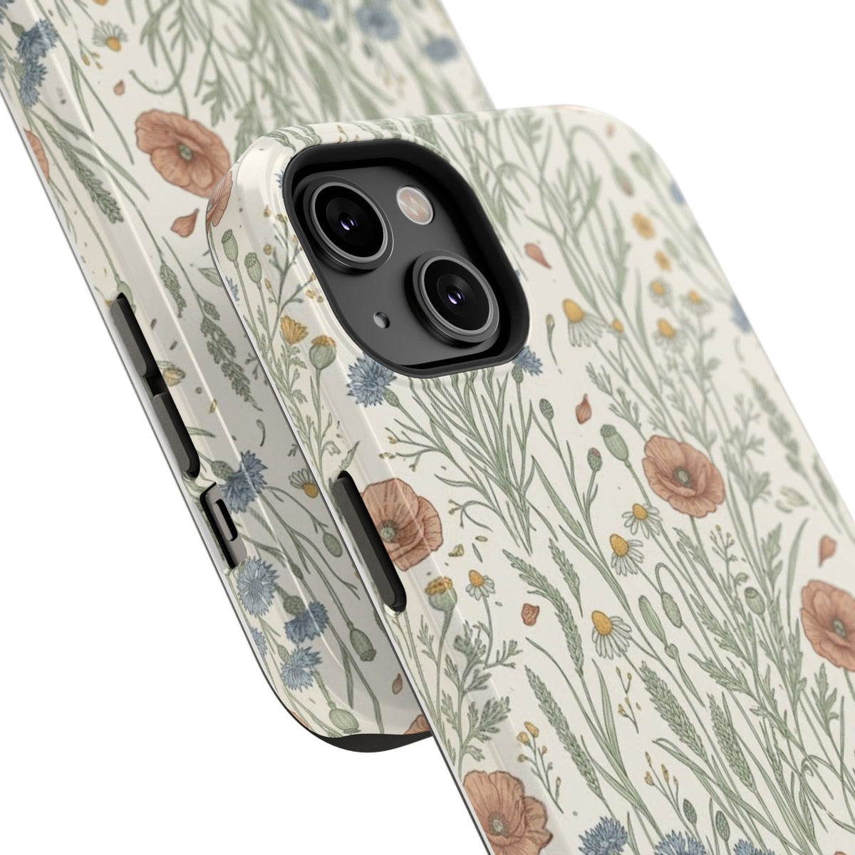 Vintage Wildflower Floral Field - Impact Resistant Phone Case
