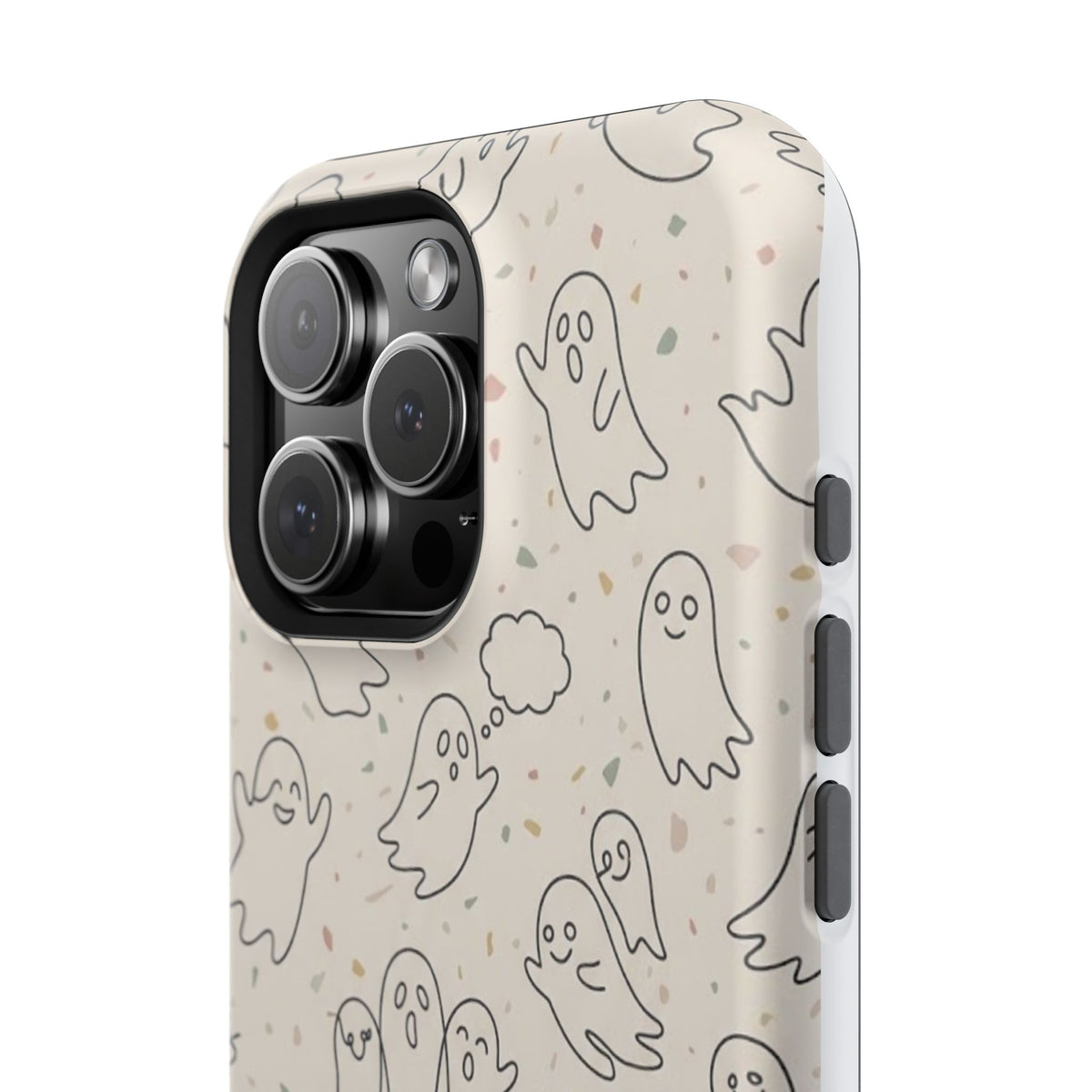 Cute Ghost Pattern - Impact Resistant Phone Case
