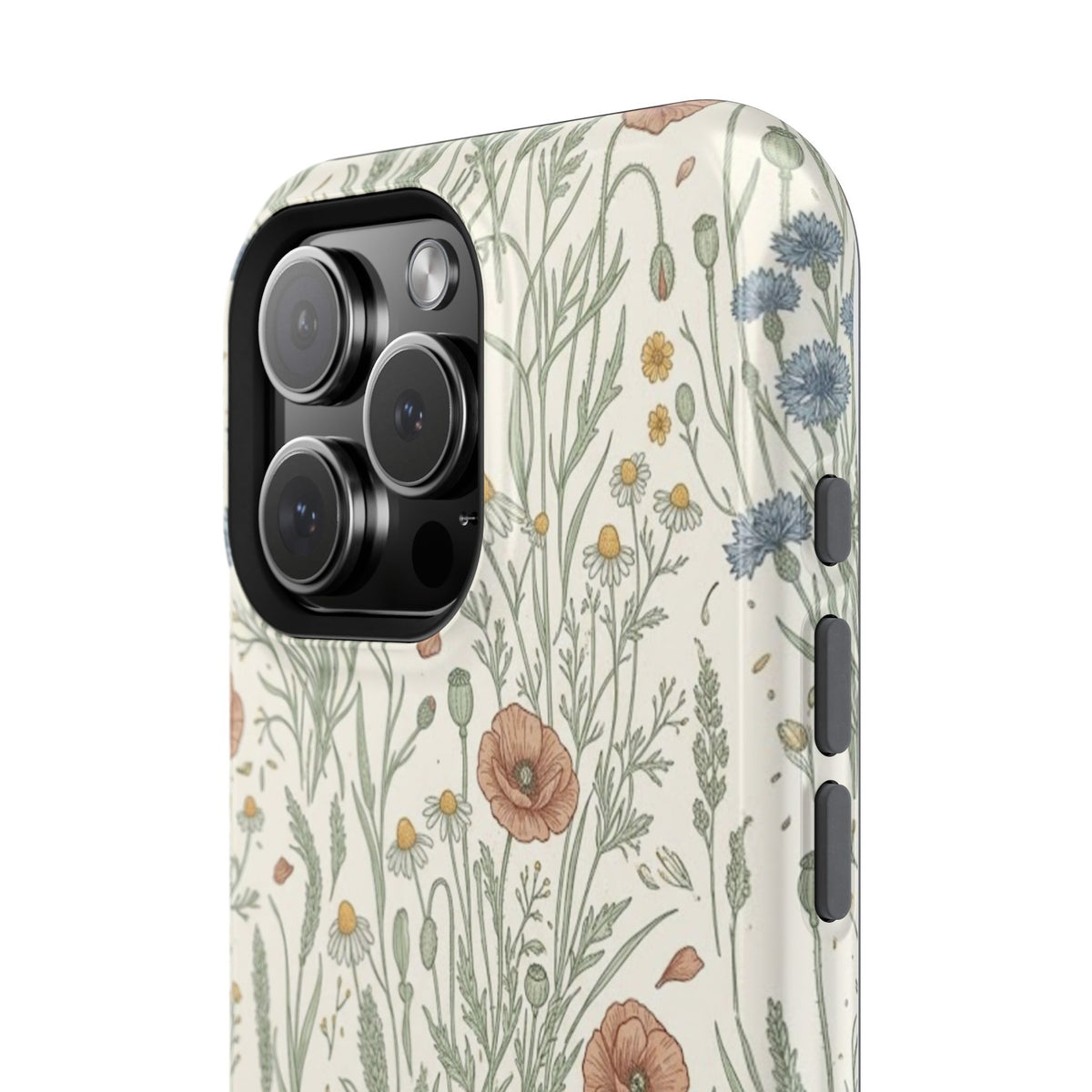 Vintage Wildflower Floral Field - Impact Resistant Phone Case