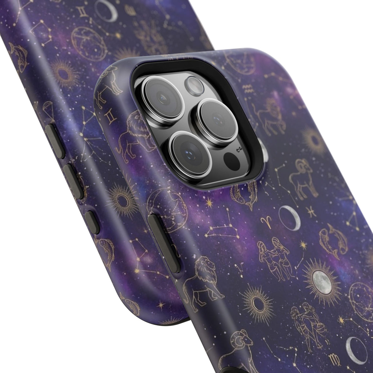 Zodiac Constellation & Moon Phases - Impact-Resistant Phone Case