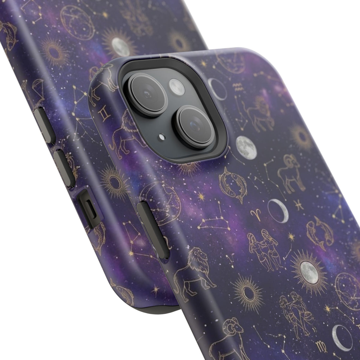 Zodiac Constellation & Moon Phases - Impact-Resistant Phone Case