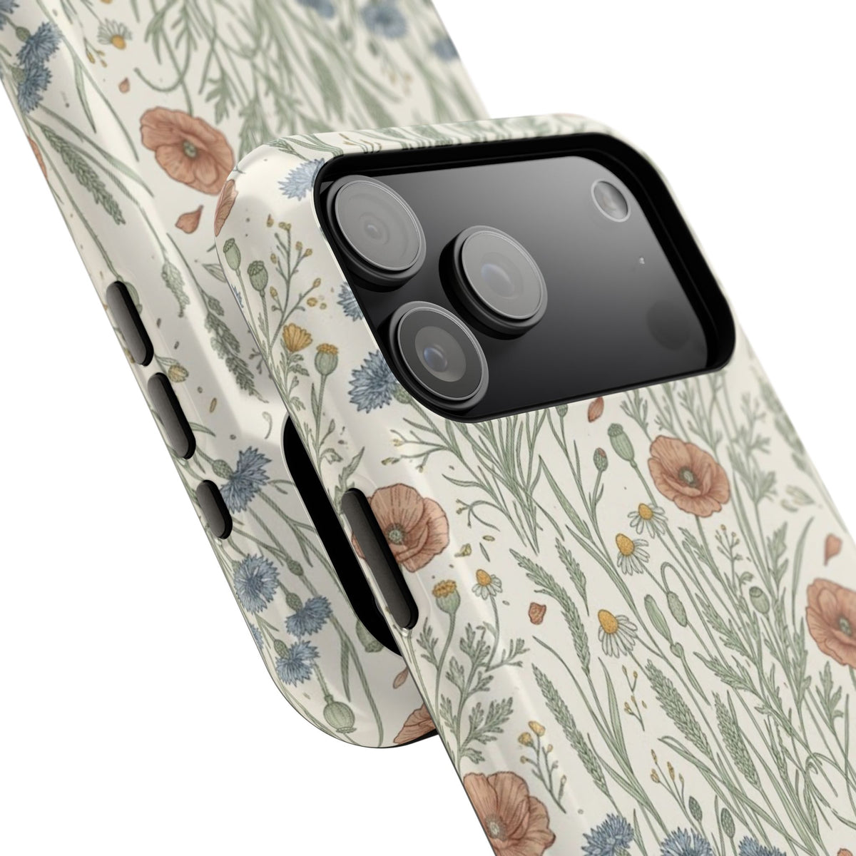 Vintage Wildflower Floral Field - Impact Resistant Phone Case