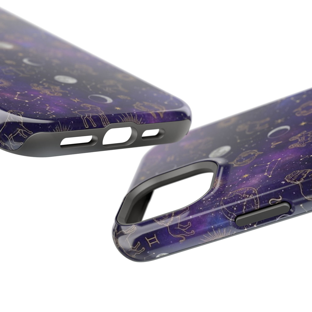 Zodiac Constellation & Moon Phases - Impact-Resistant Phone Case