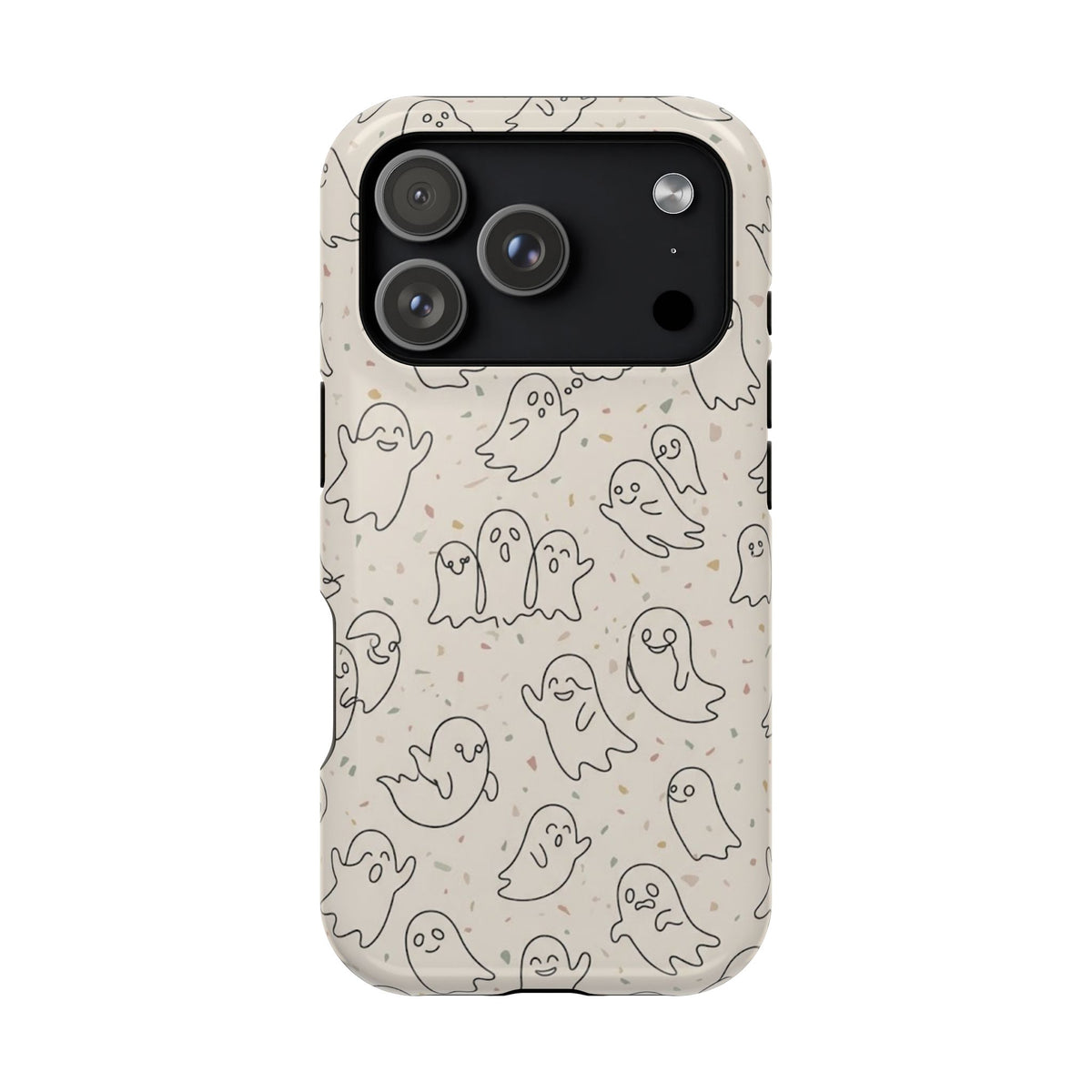 Cute Ghost Pattern - Impact Resistant Phone Case