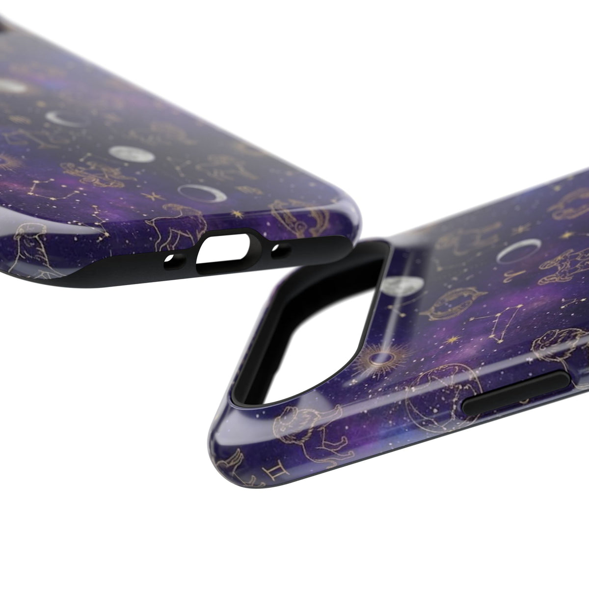 Zodiac Constellation & Moon Phases - Impact-Resistant Phone Case