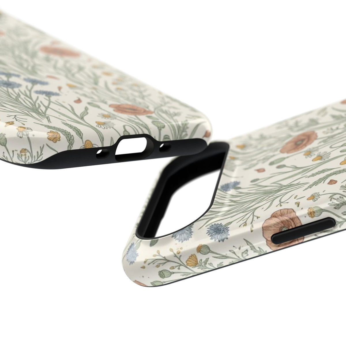 Vintage Wildflower Floral Field - Impact Resistant Phone Case